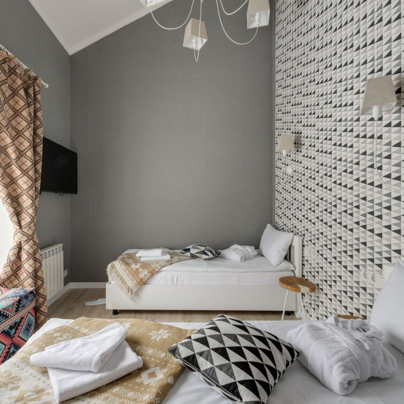 Ambiance générale de la chambre après travaux